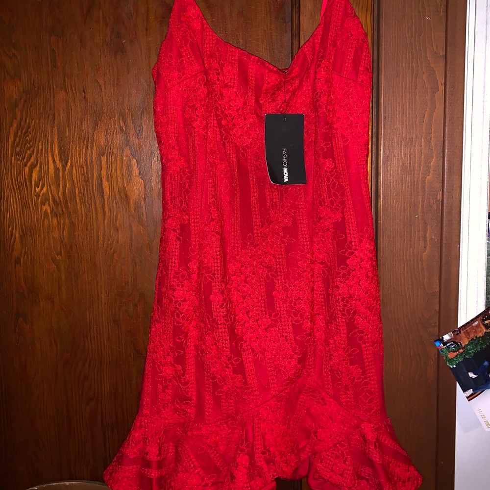 Red dress